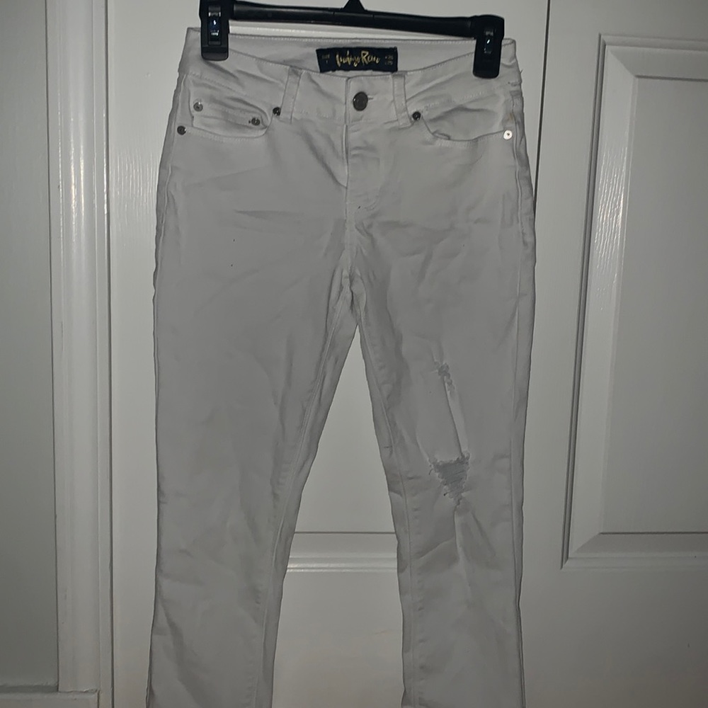 womens skinny jeans (white)